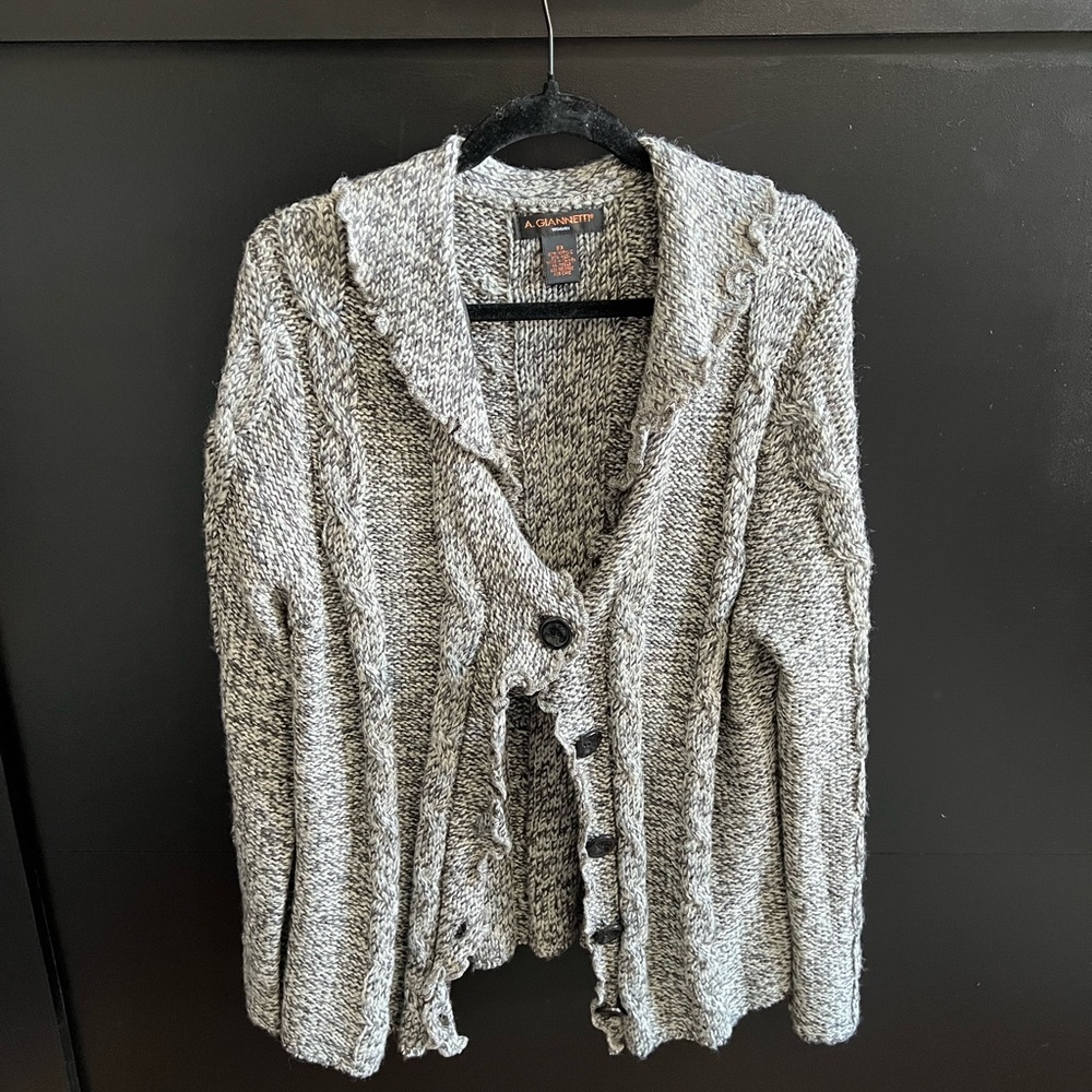 A. Giannetti Women's Textured Knit Cardigan